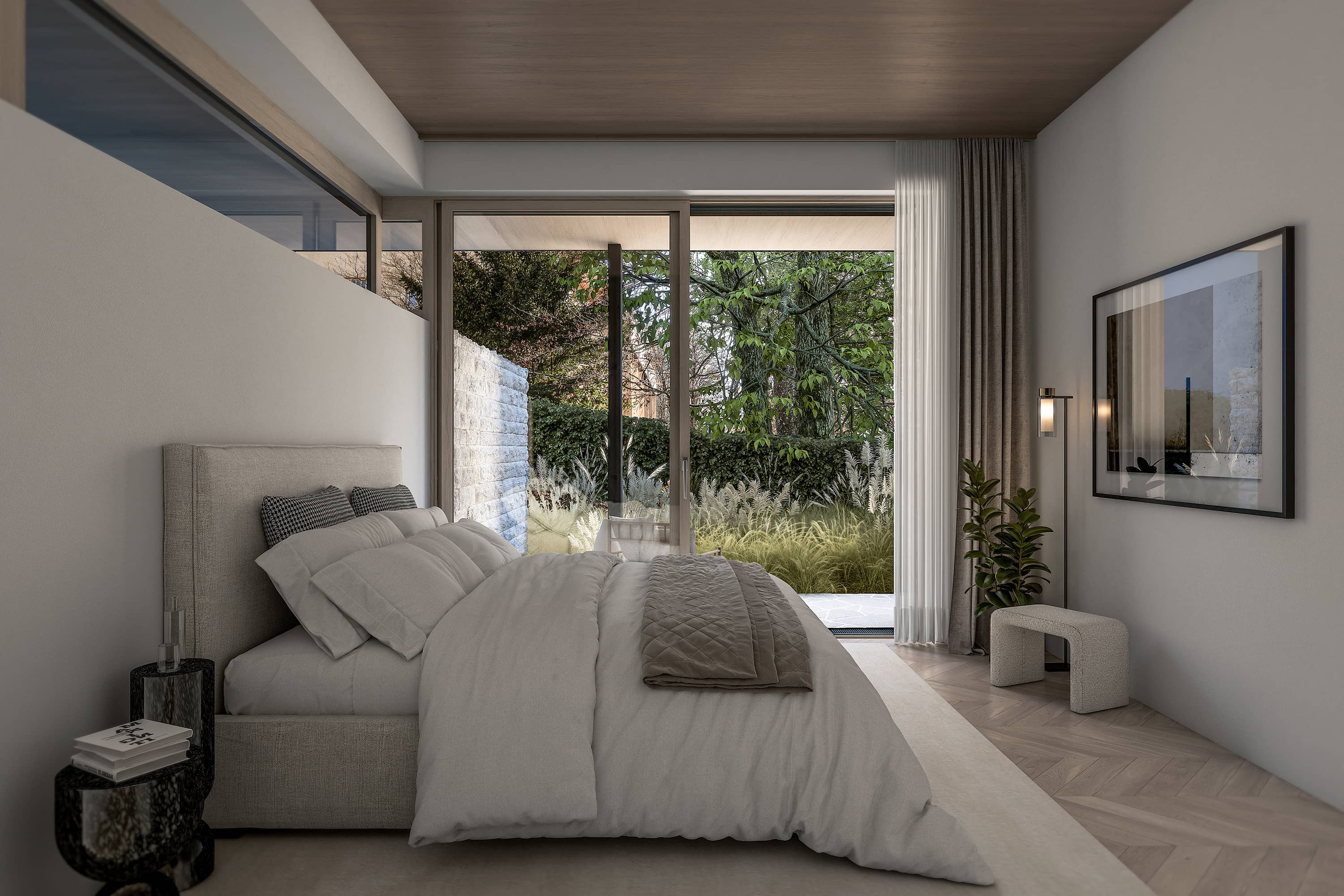 Attersee Immobilien Chandlers Reside Schlafzimmer